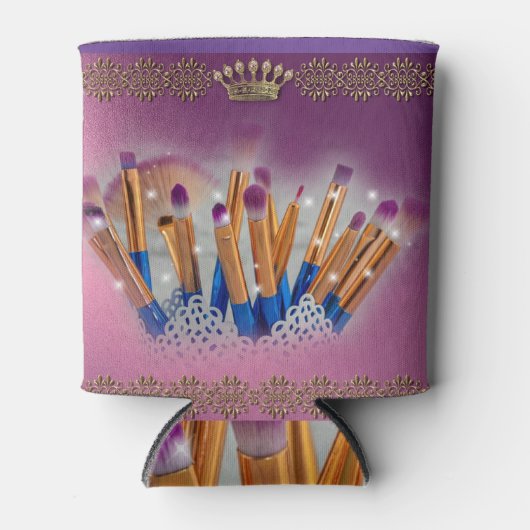 Cosmetics Makeup Brush Glamor Blikjeskoeler (Voorkant)