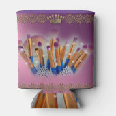 Cosmetics Makeup Brush Glamor Blikjeskoeler (Achterkant)