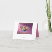 Cosmetics Makeup Brush Glamor Kaart (Achterkant)