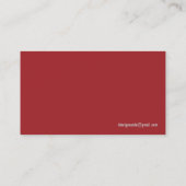 Cosmetics Rep Visitekaartjes (Achterkant)