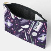  Cosmetics Watercolor Pattern Etui (Open)