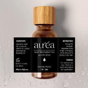 Cosmetisch 1 OZ/30ml druppelflesje Waterdicht Etik Labels