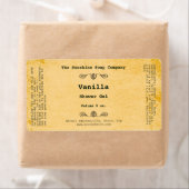 Cosmetisch label op basis van bijtende wetherinige (Insitu)