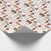 Cosmetisch Make-up Patroon Cadeaupapier (Hoek)
