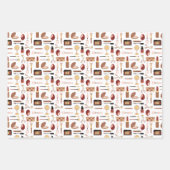 Cosmetisch Make-up Patroon  Inpakpapier Vel (Voorkant)