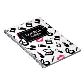 Cosmetisch patroon Aangepaste naam Notitieboek (Rechterzijde)