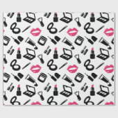 Cosmetisch patroon cadeaupapier (Vlak)