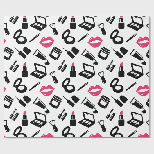 Cosmetisch patroon cadeaupapier (Vlak)