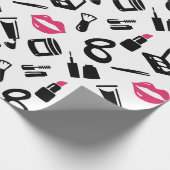 Cosmetisch patroon cadeaupapier (Hoek)