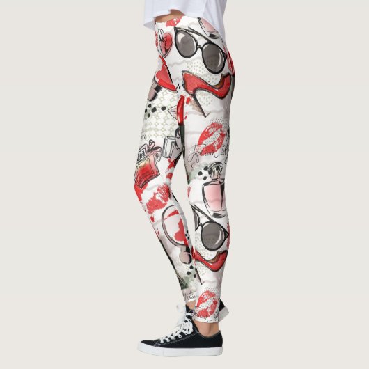 Cosmetisch patroon leggings (Links)