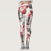 Cosmetisch patroon leggings (Voorkant)
