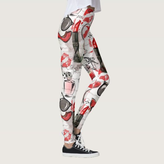 Cosmetisch patroon leggings (Rechts)