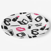 Cosmetisch patroon papieren bordje (Gekanteld)