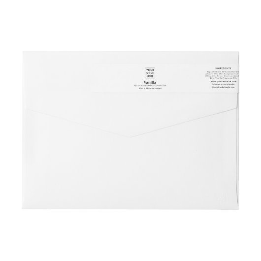 Cosmetisch Product Label Huidverzorging Logo Stick (Achterkant)