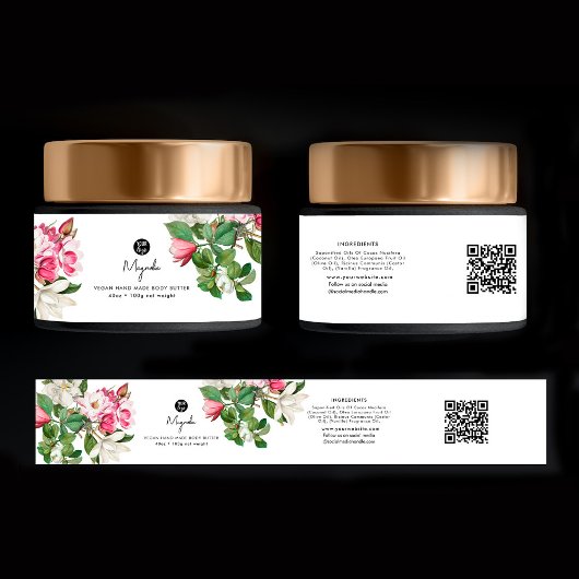 Cosmetisch productlabel Huidverzorging Magnolia st