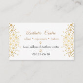 Cosmetisch, schoonheid en verzin het midden visite visitekaartje (Voorkant)