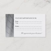 Cosmetisch tandheelkundig Visitekaartje Afsprakenkaartje (Achterkant)