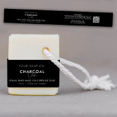 Cosmetische bar zeep band sjabloon product label v uitnodigingen wikkel