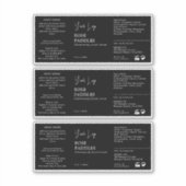 Cosmetische Dropper Flaceletiket Sticker (Voorkant)