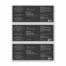 Cosmetische Dropper Flaceletiket Sticker