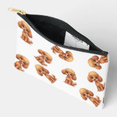 Cosmetische en toilettassen (bruine poedelpuppy) etui (Open)