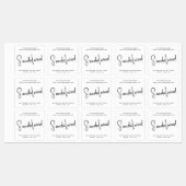 Cosmetische-kaarsenlabel met modern script labels (Vel)