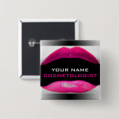 Cosmetische naam Badge Button (Voorkant /achterkant)