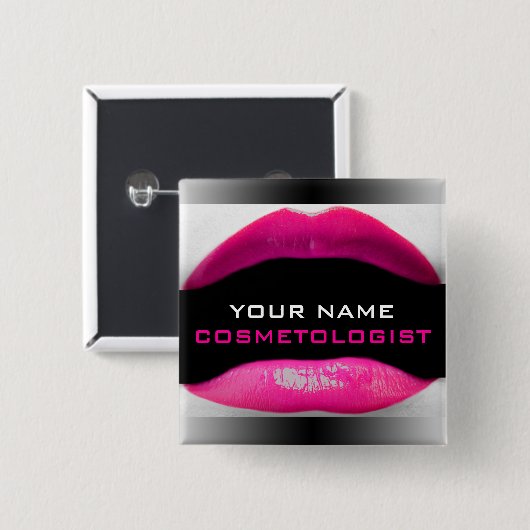 Cosmetische naam Badge Button (Voorkant /achterkant)