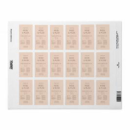Cosmetische Olielabels/Druppelflesje met Qrcode Etiket