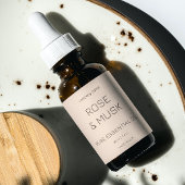 Cosmetische Olielabels/Druppelflesje met Qrcode Etiket