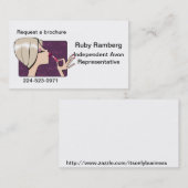 Cosmetische representatieve Visitekaartjes (Voorkant / Achterkant)