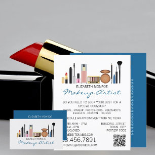 Cosmetische selectie, Makeup Artist Adverteren Flyer