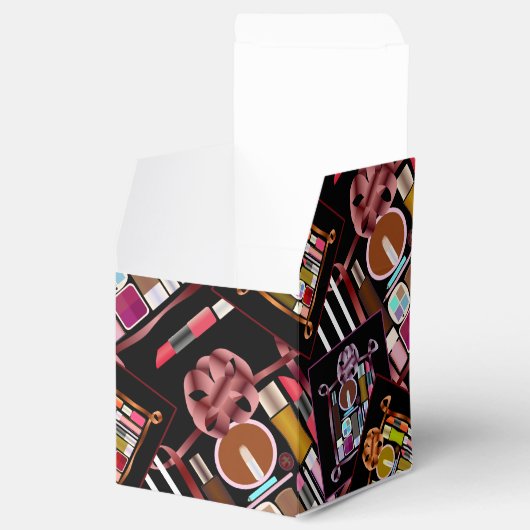 Cosmetische set bedankdoosjes (Geopend)