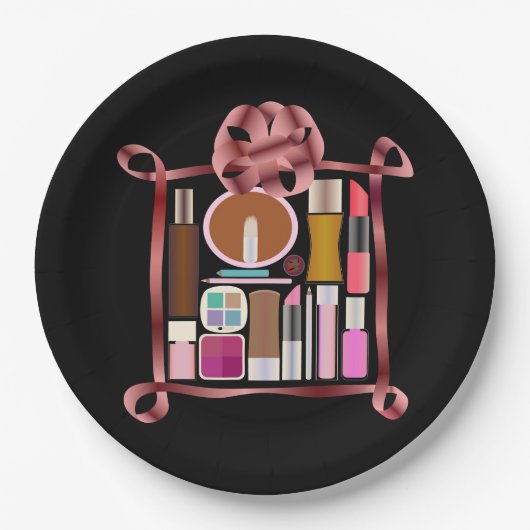 Cosmetische set papieren bordje (Voorkant)