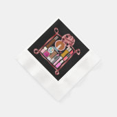 Cosmetische set servet (Hoek)