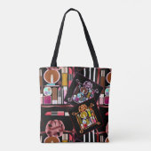 Cosmetische set tote bag (Achterkant)