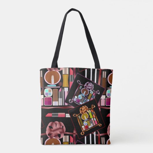 Cosmetische set tote bag (Achterkant)