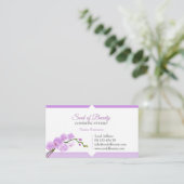Cosmetische, SPA & make-up studio visitekaartje (Staand voorkant)