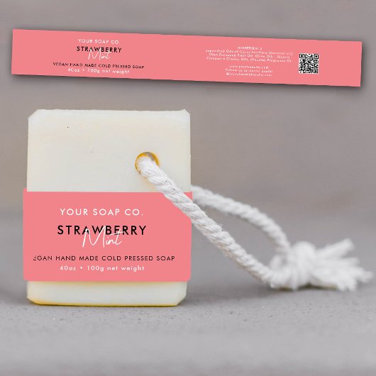 Cosmetische staaf - Sjabloon - Etiket - verpakking Uitnodigingen Wikkel