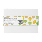 Cosmetische staaf zeep band en etiket van het prod uitnodigingen wikkel (Achterkant Voorbeeld)