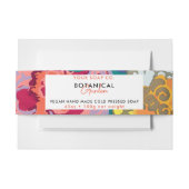 Cosmetische staaf Zeep band Etiket Verpakking Kleu Uitnodigingen Wikkel (Voorkant Voorbeeld)