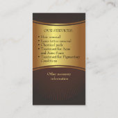 Cosmetische studio visitekaartje (Achterkant)