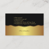 Cosmetische studio-visitekaartje visitekaartje (Achterkant)