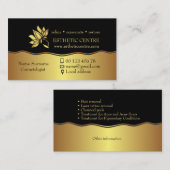 Cosmetische studio-visitekaartje visitekaartje (Voorkant / Achterkant)