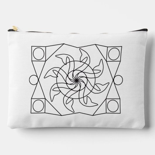 Cosmetische tas - Design to Color (Voorkant)