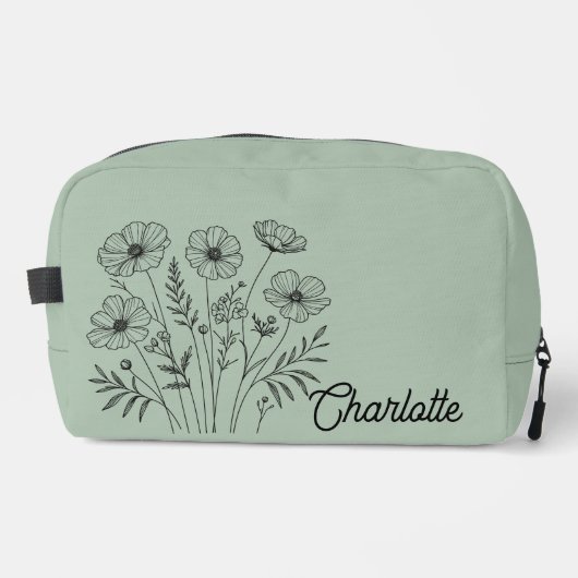 Cosmetische tas met eigen naam - verjaardagscadeau (Voorkant)