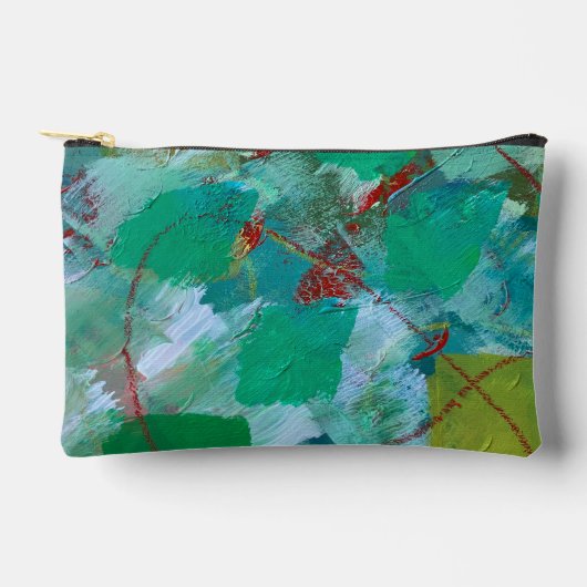 Cosmetische tas/potlood etui in marmer ontwerp (Voorkant)