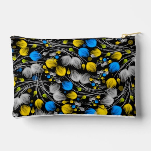 Cosmetische & toilettassen met bloemen etui (Achterkant)