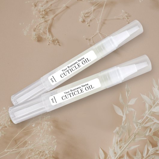 Cosmetische Twist Pen 3ml 5ml nagels Cuticle Oil L Labels