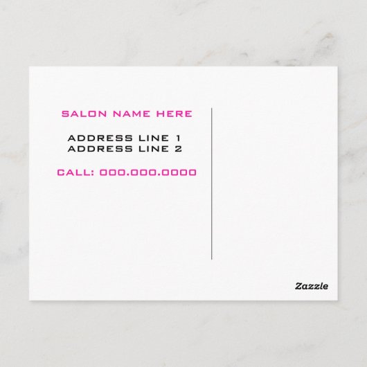 Cosmetologen Briefkaarten (Achterkant)